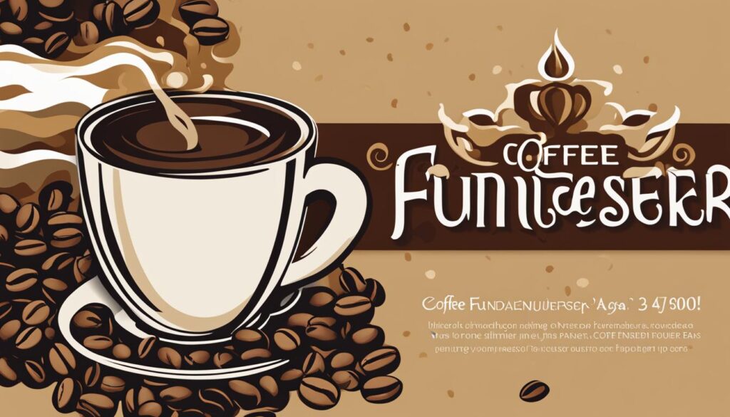 Coffee fundraiser banner