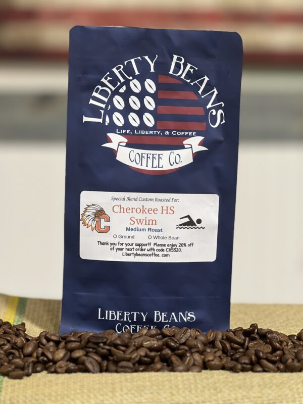 Liberty Beans Coffee bag with medium roast