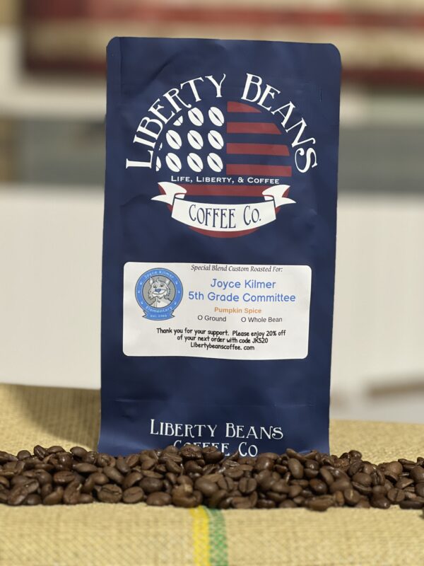 Liberty Beans Coffee Pumpkin Spice blend package