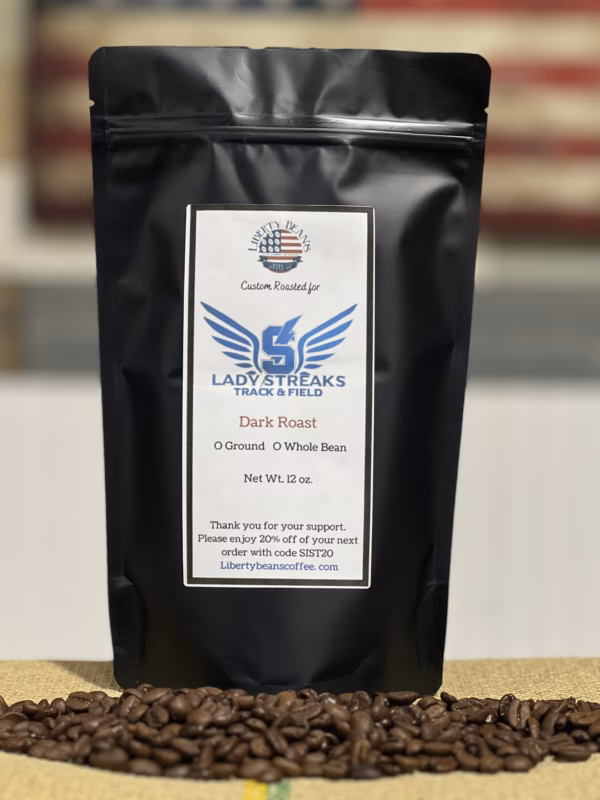 Liberty Beans Dark Roast Coffee, 12 oz bag